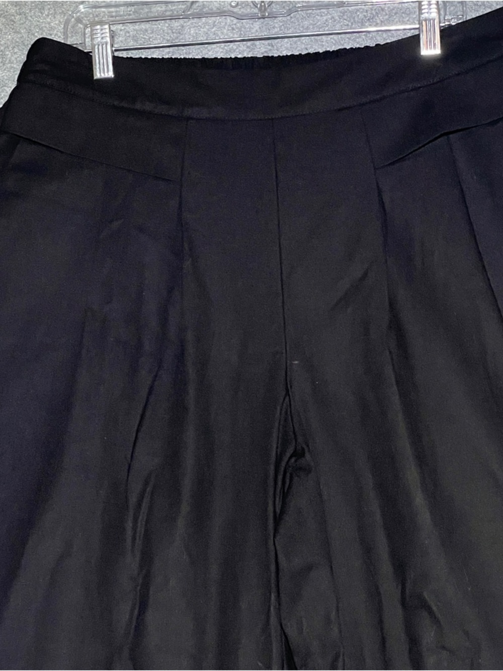 BUDDHA STONES Black Wide Leg Cotton Linen Trousers High Waist Women XXXL 3XL NEW - Picture 4 of 14
